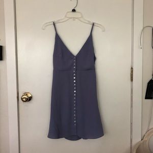 Purple Spaghetti Strap Dress